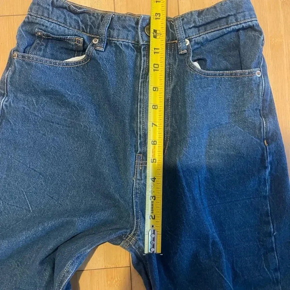 BDG Jeans, Women, Size 24, Blue, Baggy Hight Wasted Swirl Jeans - Picture 6 of 11